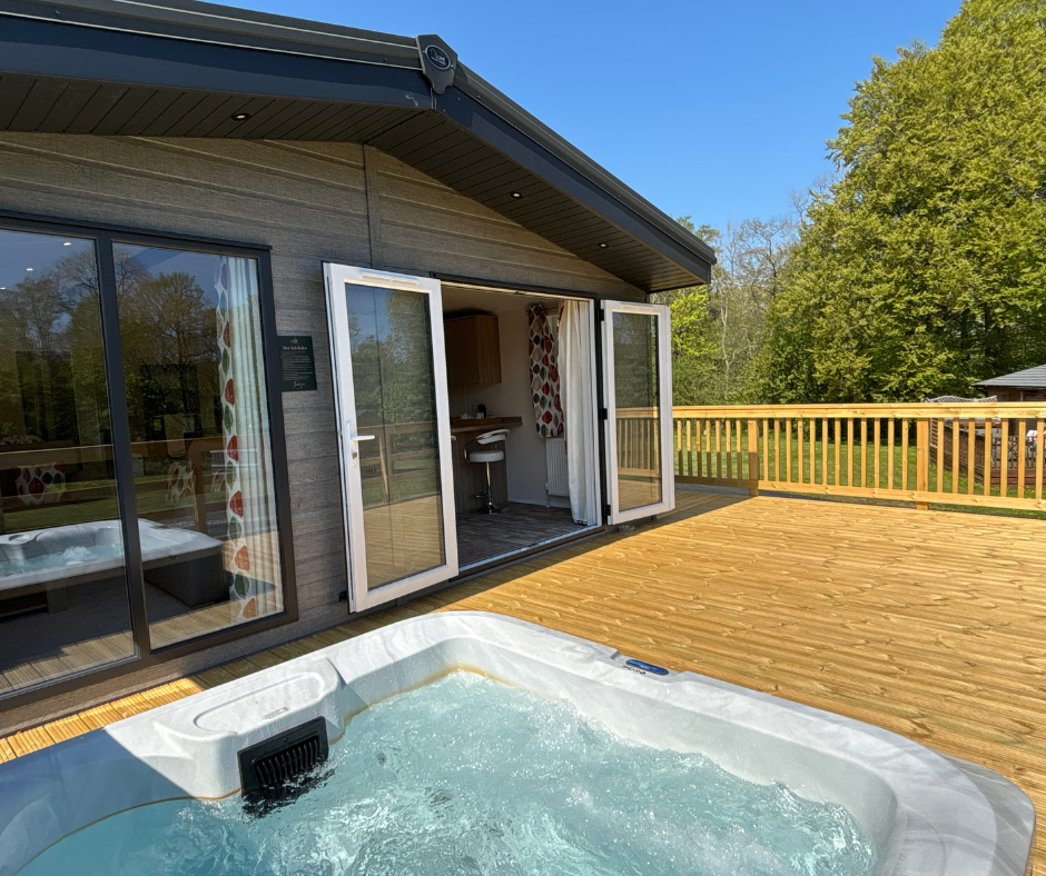 hot tub lodges for sale north yorkshire