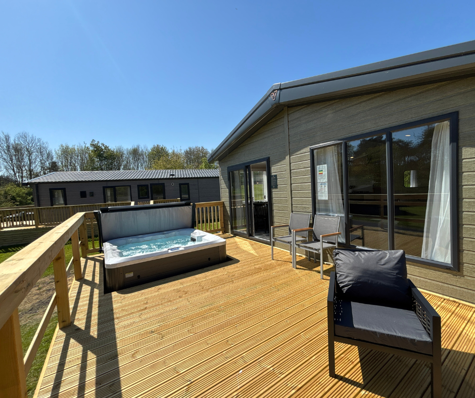 hot tub lodge for sale north yorkshire